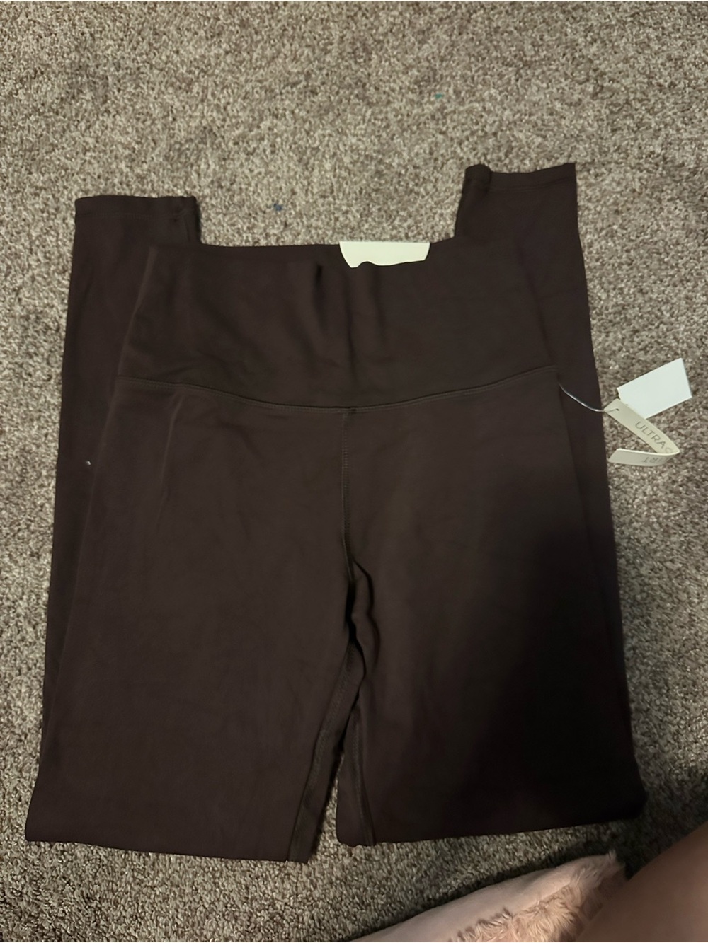 Ultra Flirt Brown High-Waist Leggings